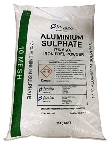 Aluminium Sulphate 17% Ground 25kg