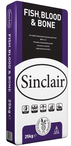 Sinclair Fertiliser Fish, Blood & Bone 25kg