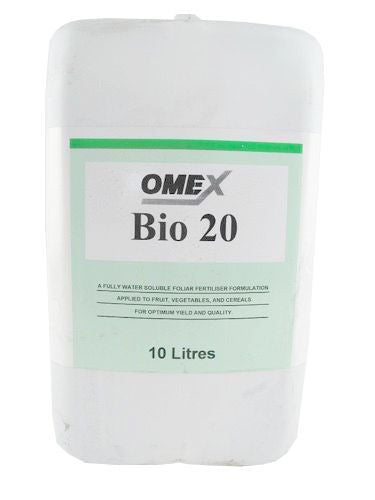 Omex Bio 20 Foliar Feed & Growth Stimulant 10lt