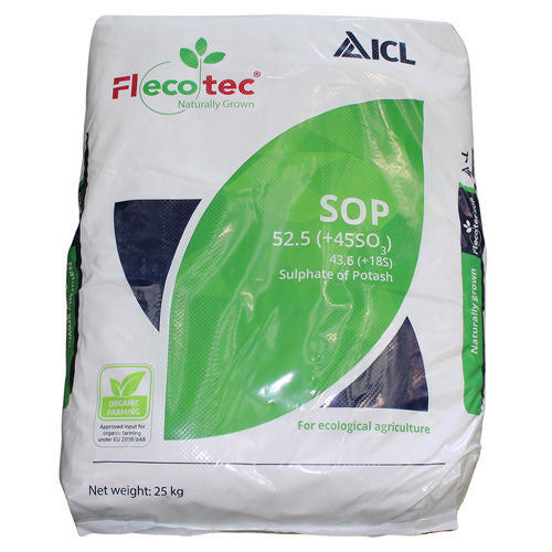 Flecotec SOP Sulphate Of Potash Fertiliser 25kg