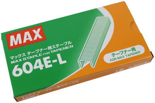 Max Tapener Staples 604E Box of 4,800