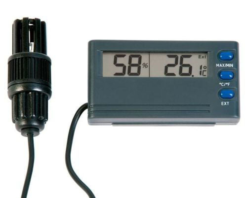 Thermometer Therma-Hygrometer Min/Max/Alarm with Remote Probe