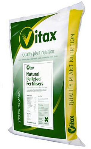 Vitax Natural Pelleted / Organic Grower Fertiliser 2-1-4 20kg