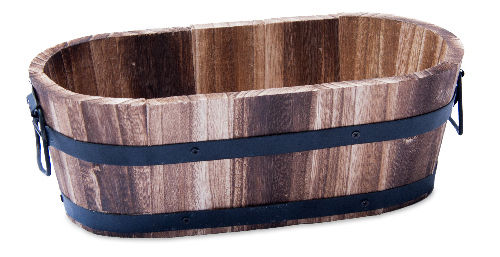 Wooden Container Oval 45cm