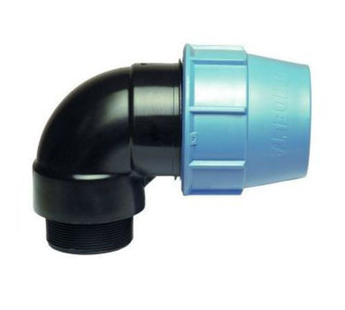 Unidelta Compression Fitting Elbow Adaptor x 3/M