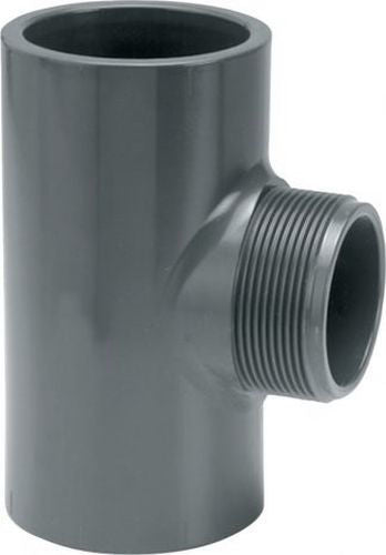 PVC Fitting Tee Adaptor x 1 1/M x