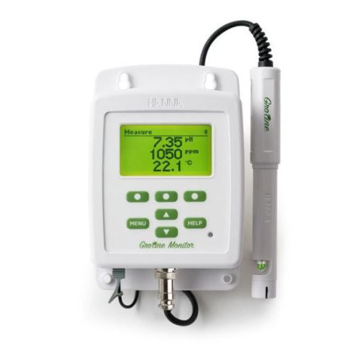 Groline 24Hr Hydroponics Monitor: 3-in-1 Pre-amplified Probe HI-981420