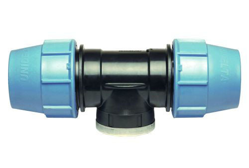 Unidelta Compression Fitting Tee Adaptor x 3/F x