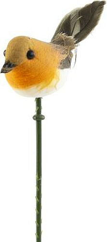 Christmas Pick Robin Small 15cm