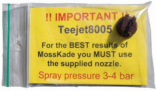 Spray Nozzle for Mosskade