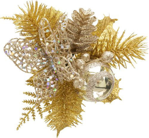 Christmas Pick Mesh Butterfly