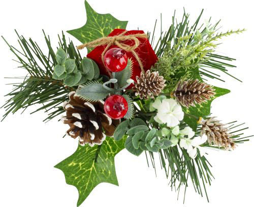 Christmas Pick Pine Cone & Parcel