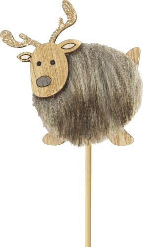Label Fluffy Reindeer