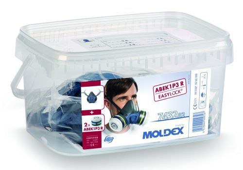 Moldex Series 7000 Half Mask Large with Filters ABEK1P3