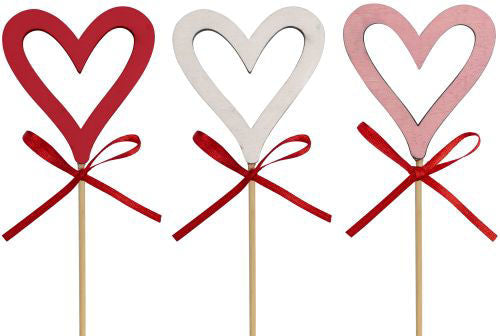 Wooden Labels Hearts