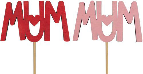 Wooden Labels Mum