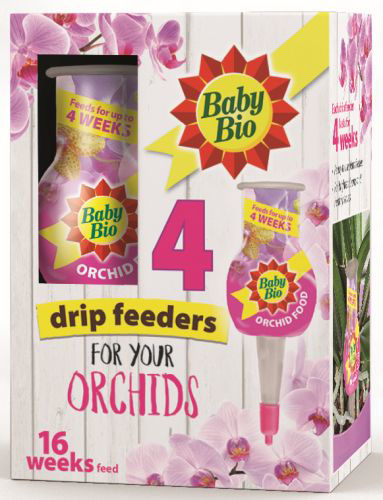 Baby Bio Orchid Food Drip Feeders 4 x 40ml