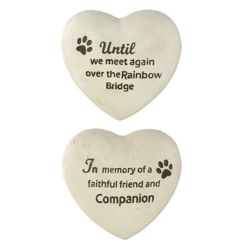 Cement Pet Memory Hearts