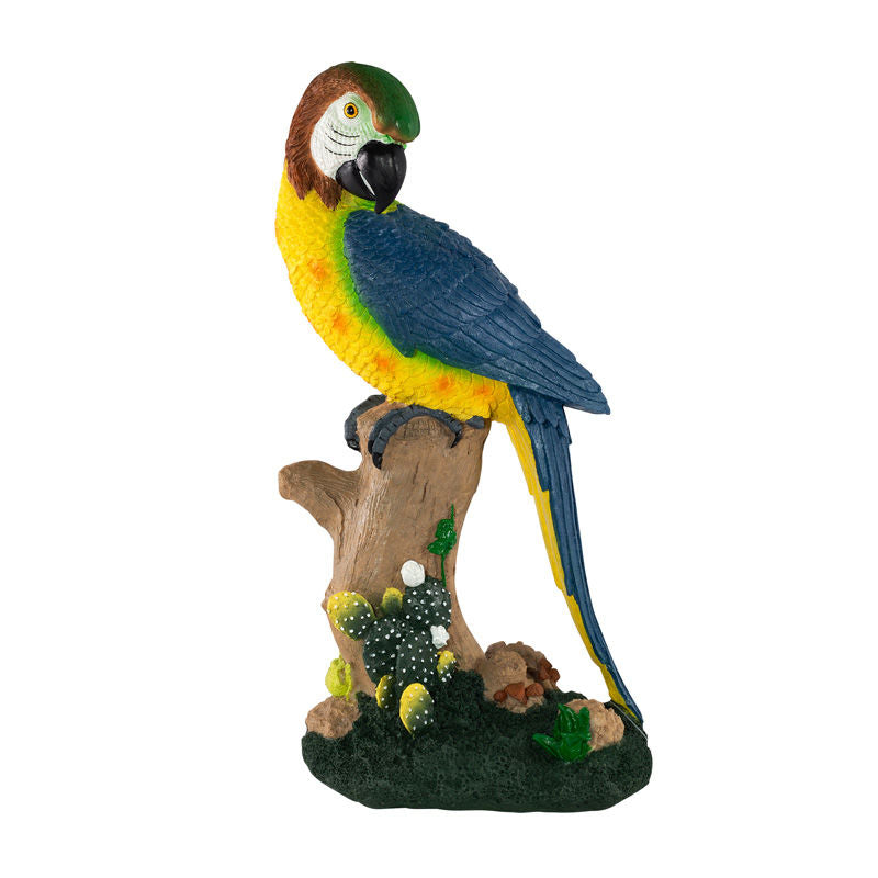 Garden Ornament Blue Parrot