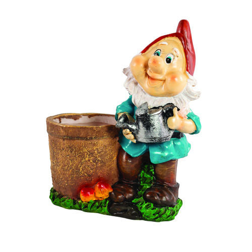 Garden Planter Gnome with Watering Can