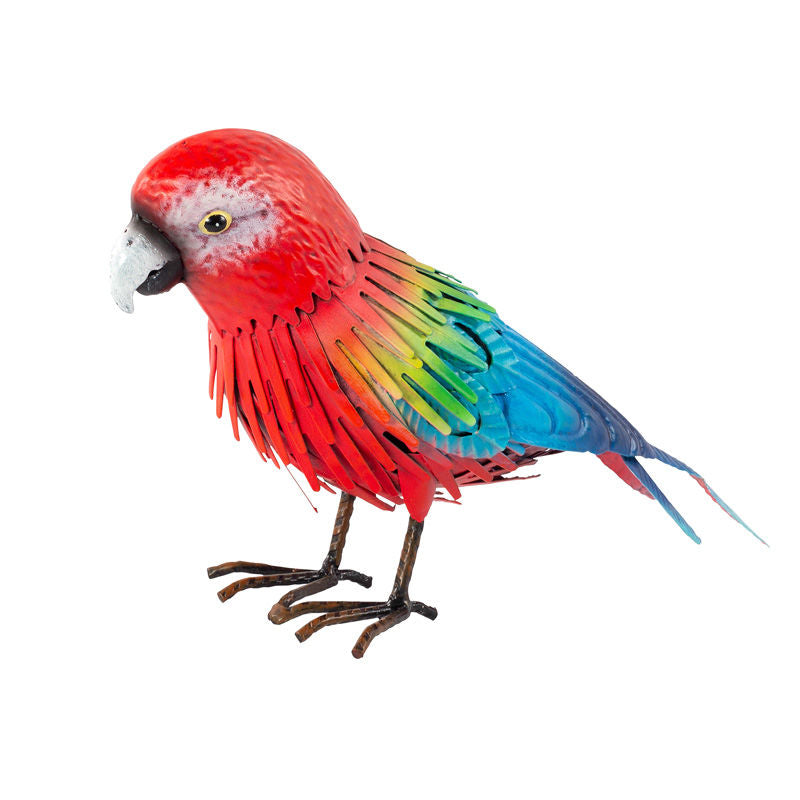 Garden Ornament Metal Parrot