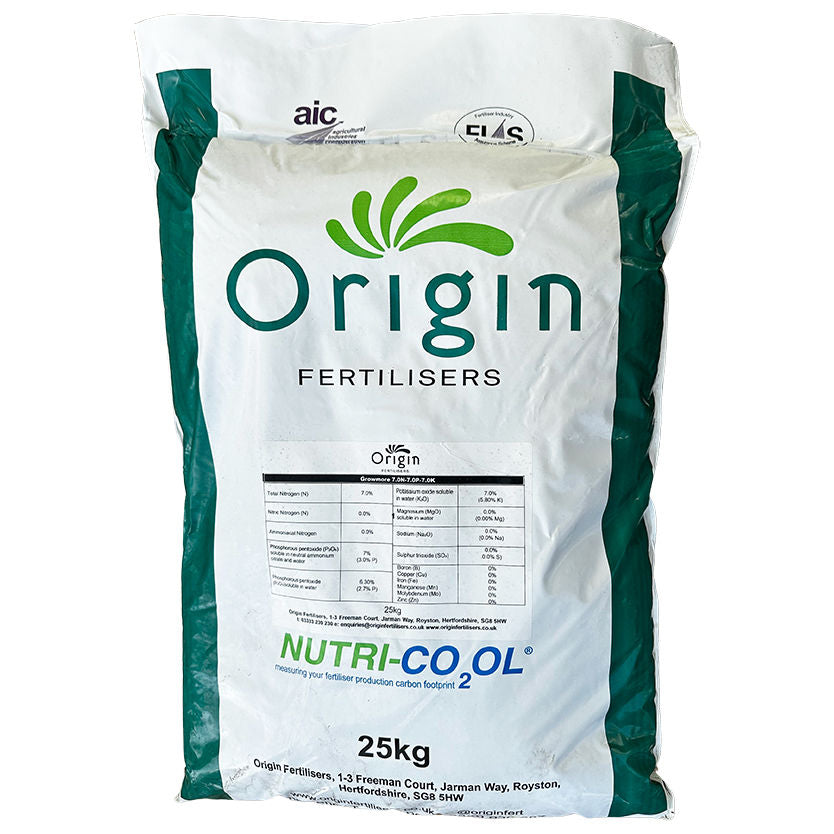 Fertiliser General Purpose Growmore 7-7-7 Granular 25kg