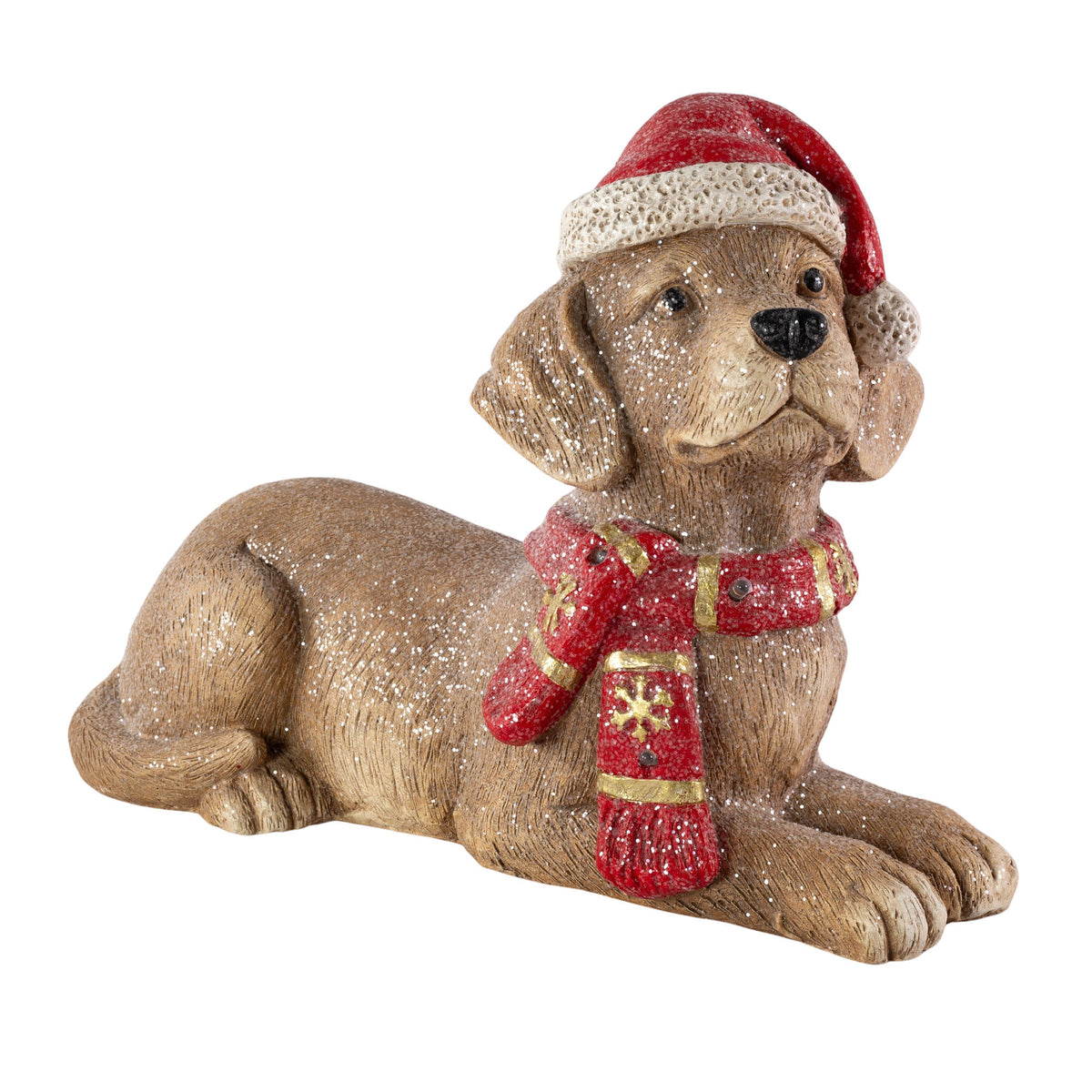 Ornamental Dog with LED Large