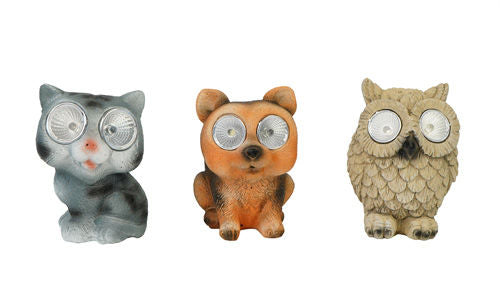Garden Ornament Solar Light Animals Small