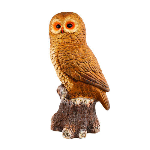Garden Ornament Barn Owl with Decorative Light