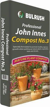 Bulrush Growing Media John Innes No.3 Peat Free 25lt
