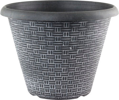 Wicker Planter Round 12"