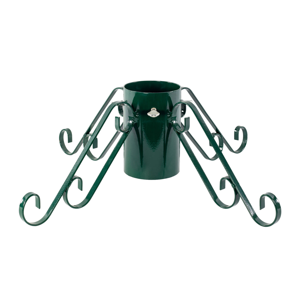 Christmas Tree Stand Four Leg Ornate 6" -  Green