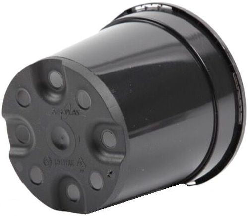 Aeroplas Pot Round Slotted 3lt - Black