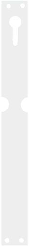 Soparco Tyvek Loop Labels for Dot-Matrix Printer 22cm x 2.5cm - White