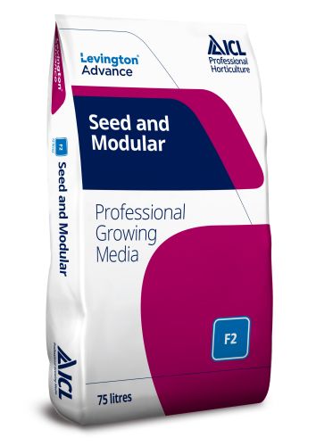 Levington Advance Seed & Modular F2 Formula Compost, Seed Soil, 75L Bag
