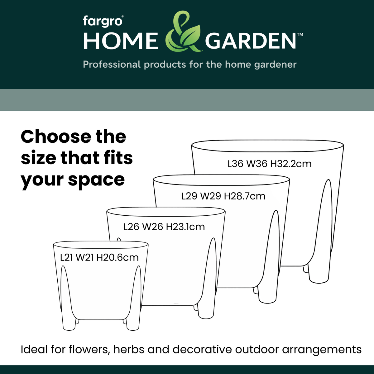 Lamela Concrete™ Frida Stone Round Planter, Poly Resin Plant Pot