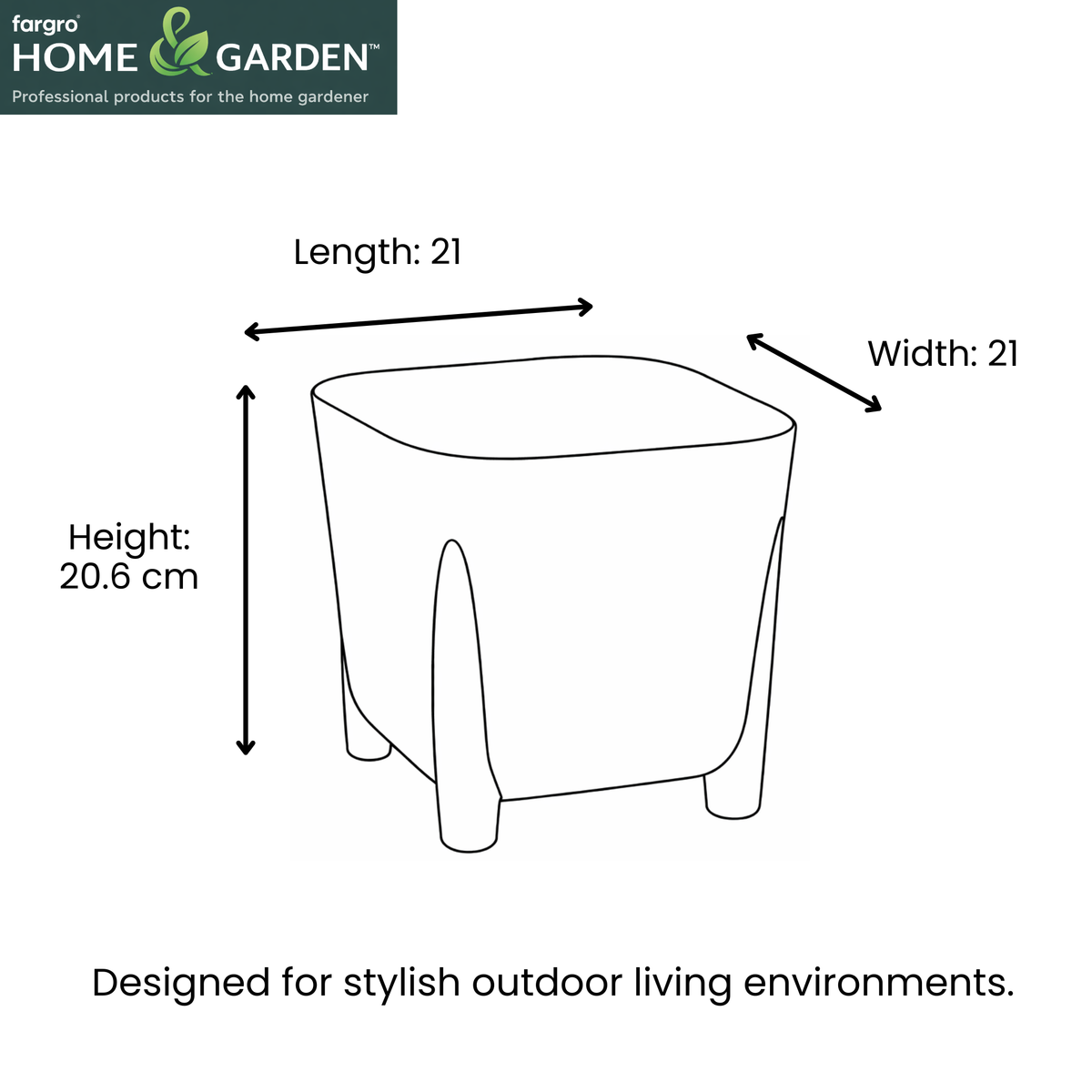 Lamela Concrete™ Frida Stone Round Planter, Poly Resin Plant Pot