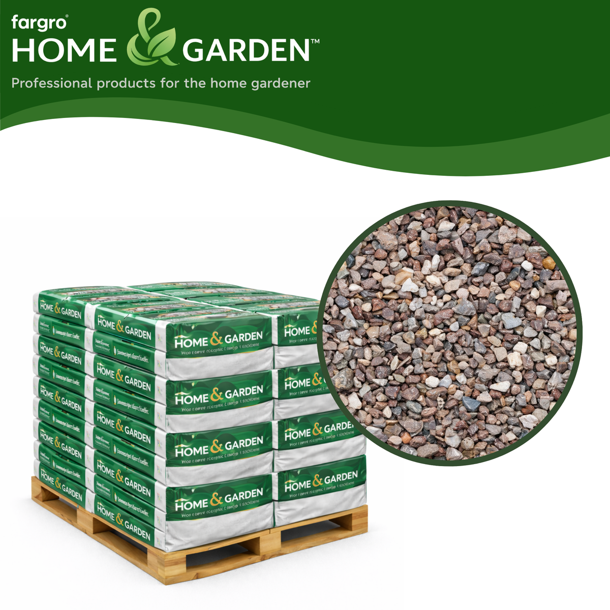 Horticultural Pink Potting Grit 2-4mm - Pallet (50) 20kg bags