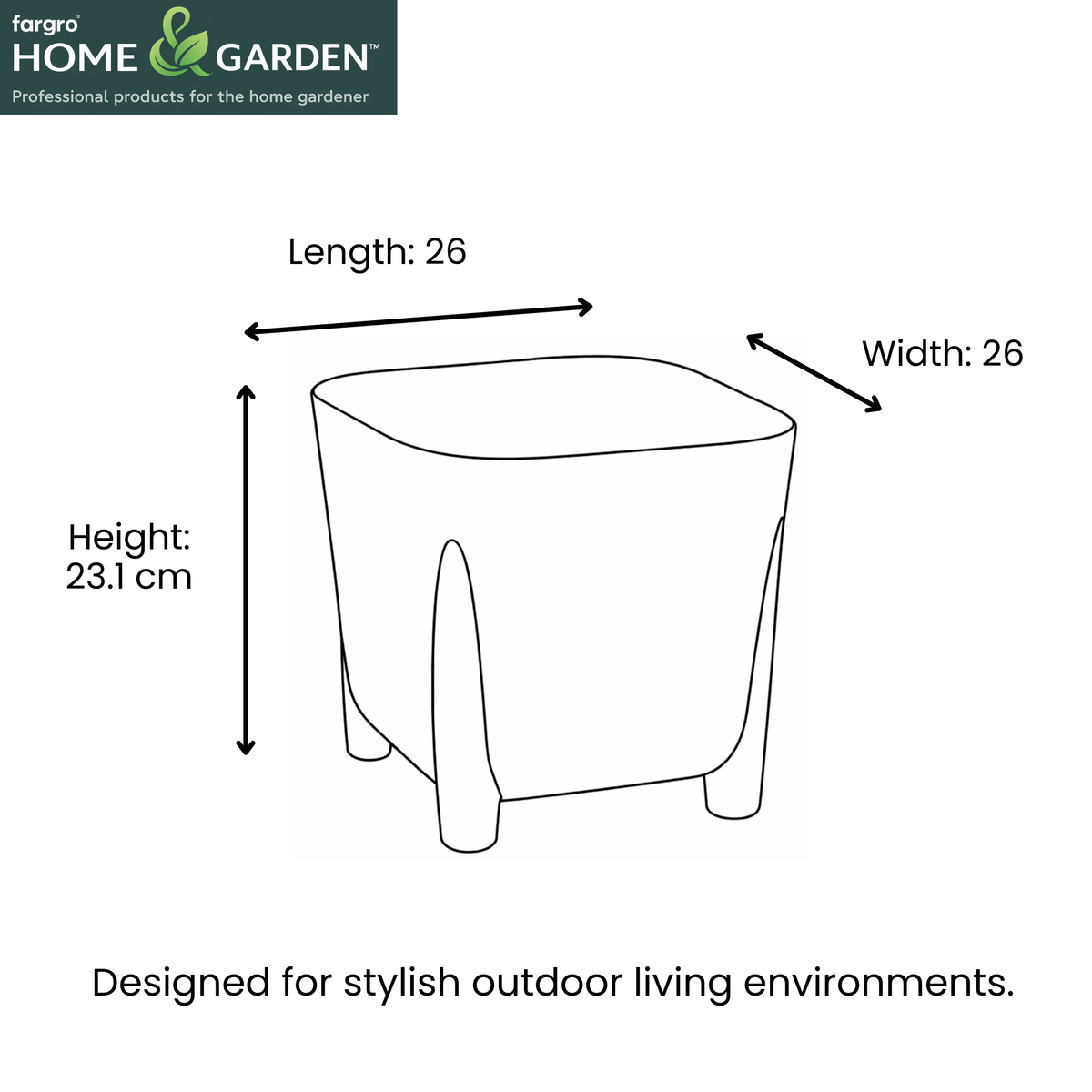 Lamela Concrete™ Frida Stone Round Planter, Poly Resin Plant Pot