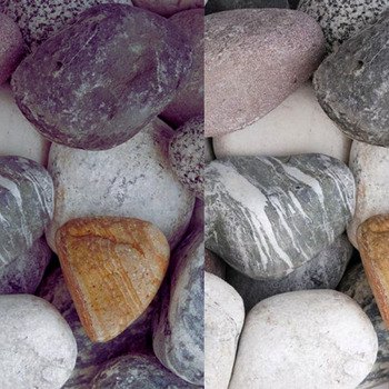 Mediterranean Cobbles 60–100 mm Mixed Colour Garden Cobbles 20kg Bag