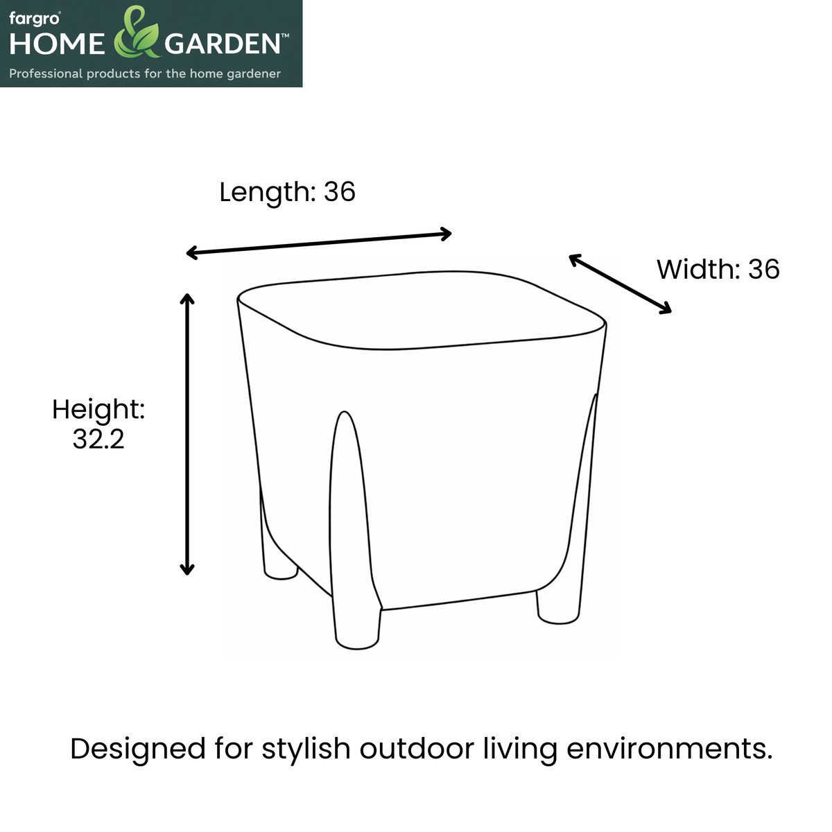 Lamela Concrete™ Frida Stone Round Planter, Poly Resin Plant Pot