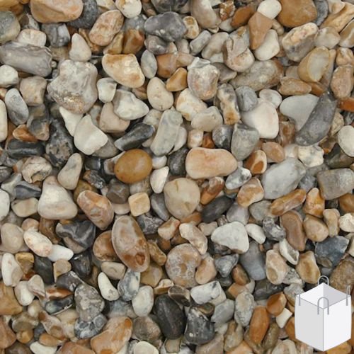Seashore Decorative Gravel 10mm-20mm Bulk Bag (approx. 700kg)