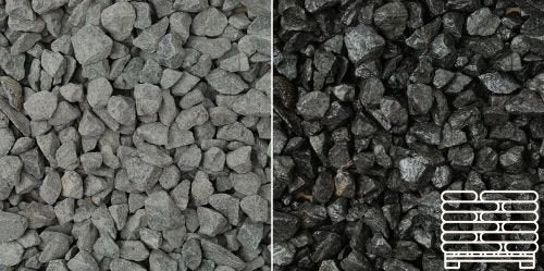 Ebony Black Chippings 20mm - Pallet (50) 20kg bags