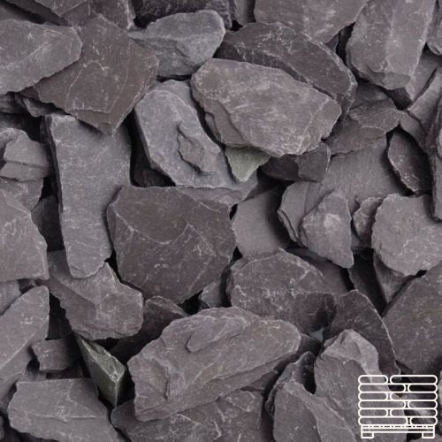 Blue Slate Chippings 40mm - Pallet (50) 20kg bags