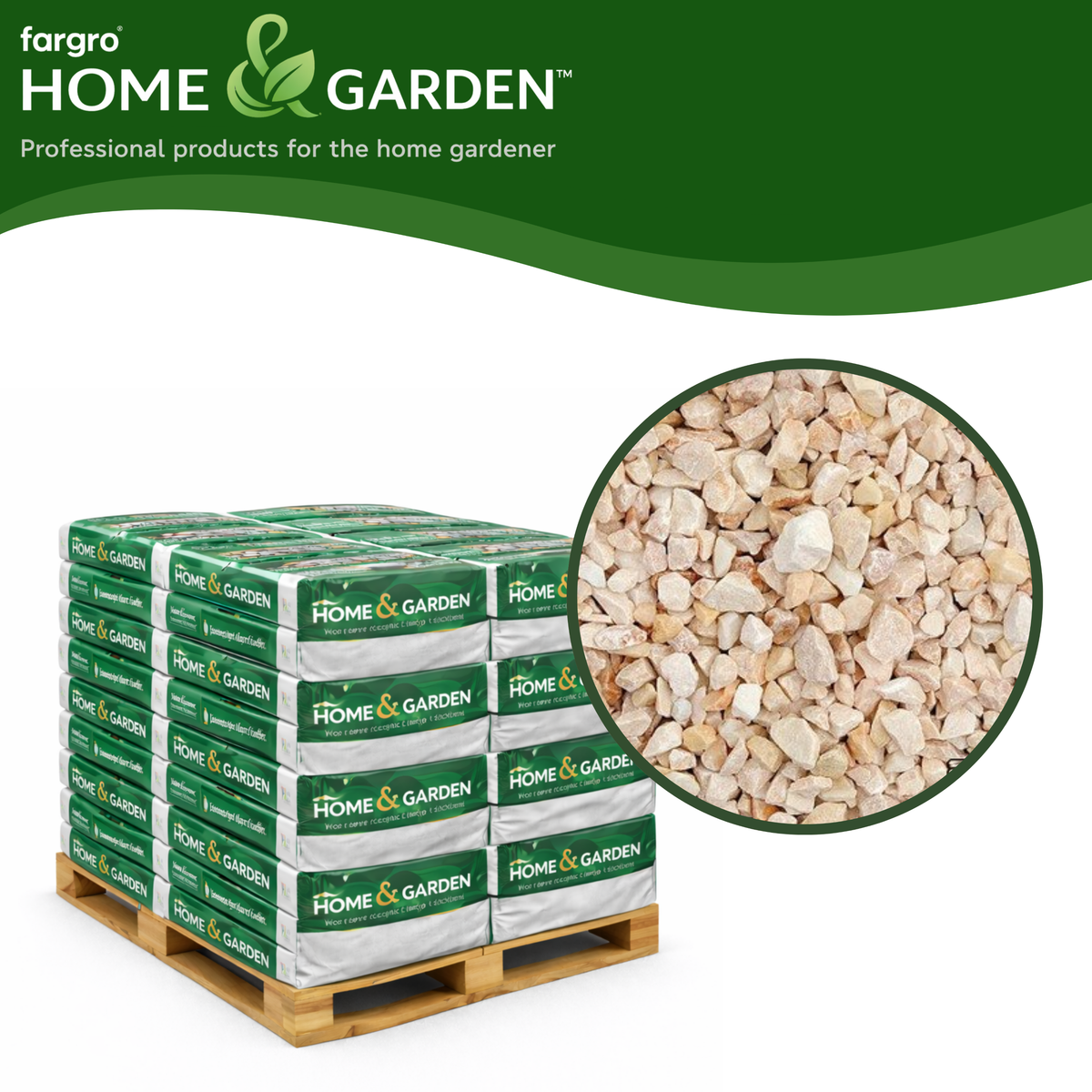 Butterscotch Stone Chippings 20mm - Pallet (50) 20kg bags