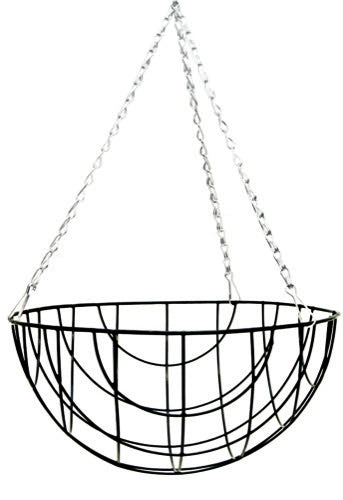 16" Round Bottom Wire Hanging Basket