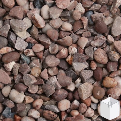 Cheshire Pink Stone Chippings 11-14mm Bulk Bag