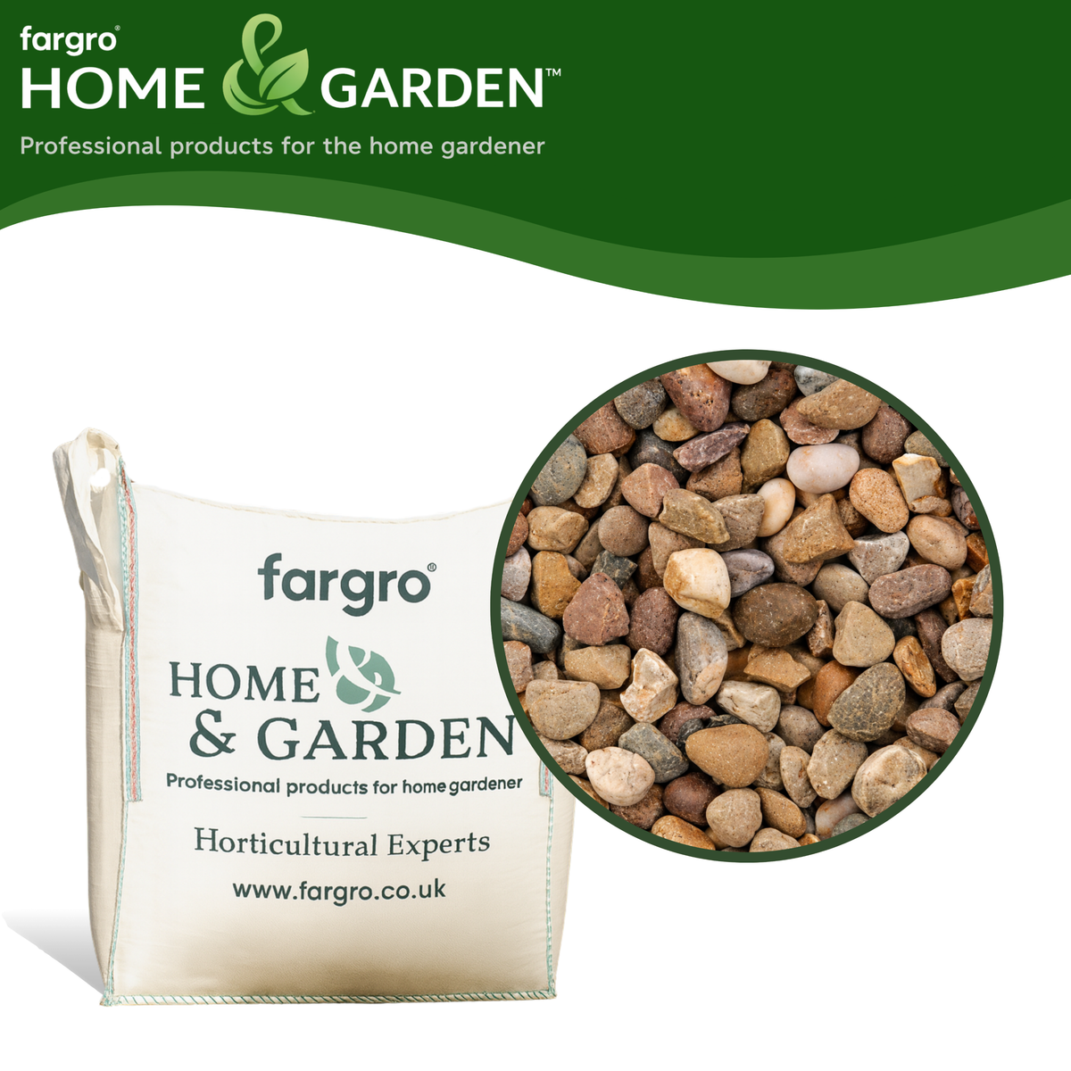 Natural Pea Gravel 20mm Bulk Bag