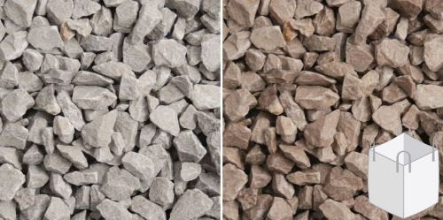 Derbyshire Fawn Limestone Chippings 20mm Bulk Bag (approx. 700kg)