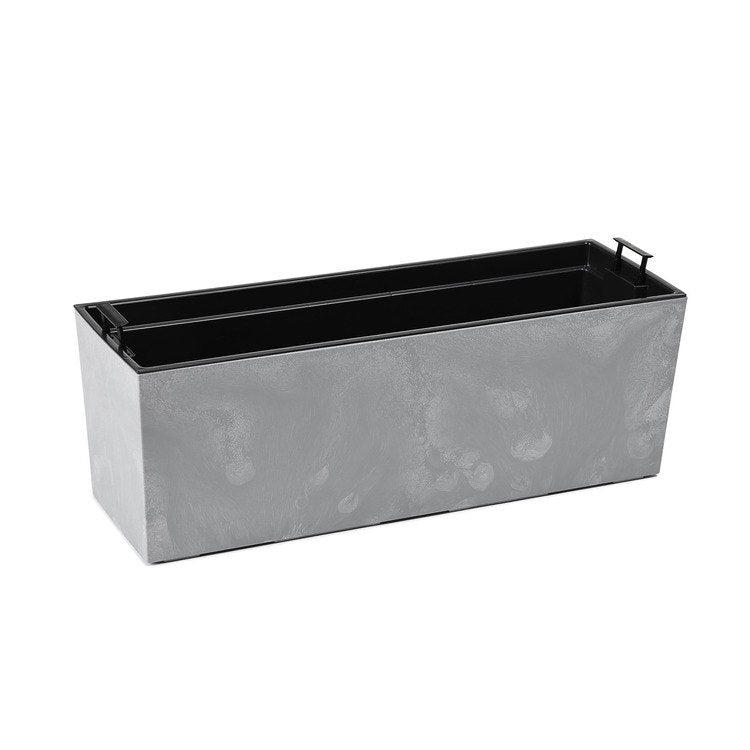 Lamela Concrete™ Begonia Stone Poly Resin Window Box, Windowsill Planter, Window Flower Pot